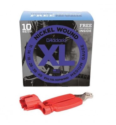D'Addario EXL115-10PWIND...