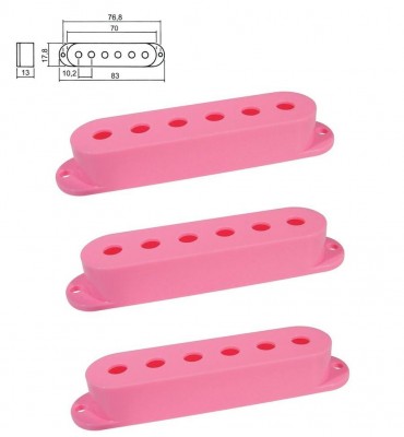 Boston SPC-10-PK Cover per pickup single coil confezione 3pz colore rosa