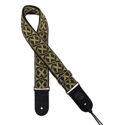 Gaucho GST-180-YE Tracolla in tessuto jacquard per chitarra e basso