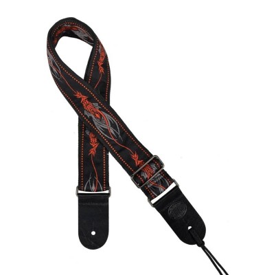 Gaucho GST-183-02 Tracolla in tessuto jacquard per chitarra e basso