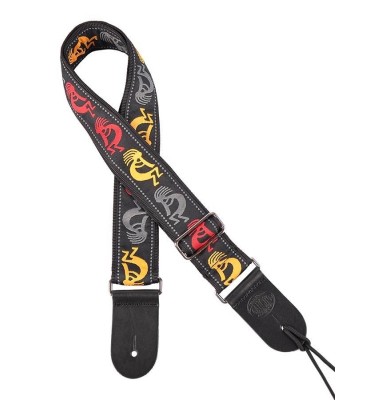 Gaucho GST-183-10 Tracolla in tessuto jacquard per chitarra e basso