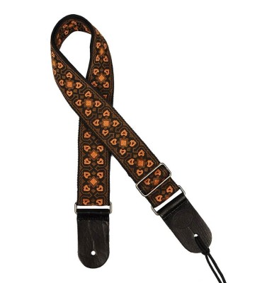 Gaucho GST-185-OR Tracolla in tessuto jacquard per chitarra e basso