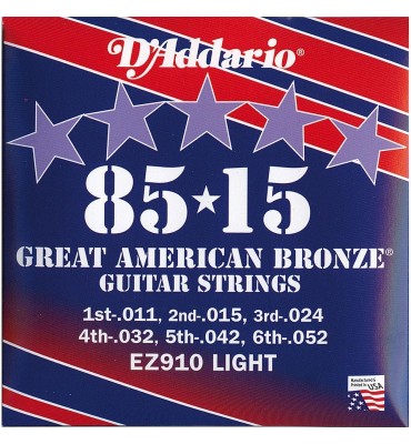D'ADDARIO EZ910 85/15 Light...