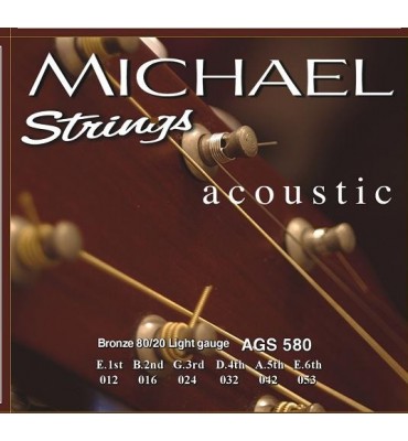 MICHAEL STRINGS AGS580 012/053 BRONZE Corde per Chitarra Acustica