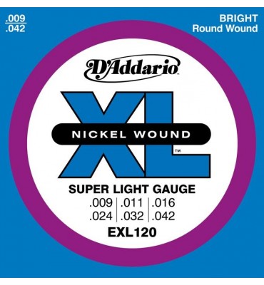 D'ADDARIO EXL120 - 009-042...