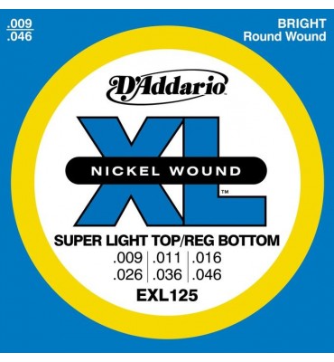 D'addario EXL125 009-046...