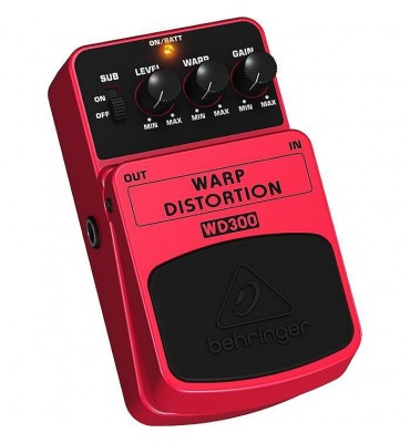 Behringer WD300 Warp Distortion effetto a pedale per chitarra elettrica